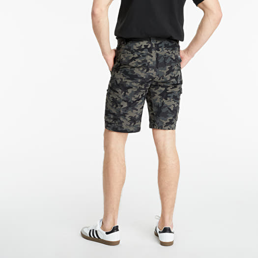 Men s Clothing Columbia Silver Ridge Printed Cargo Shorts Black Camo Queens