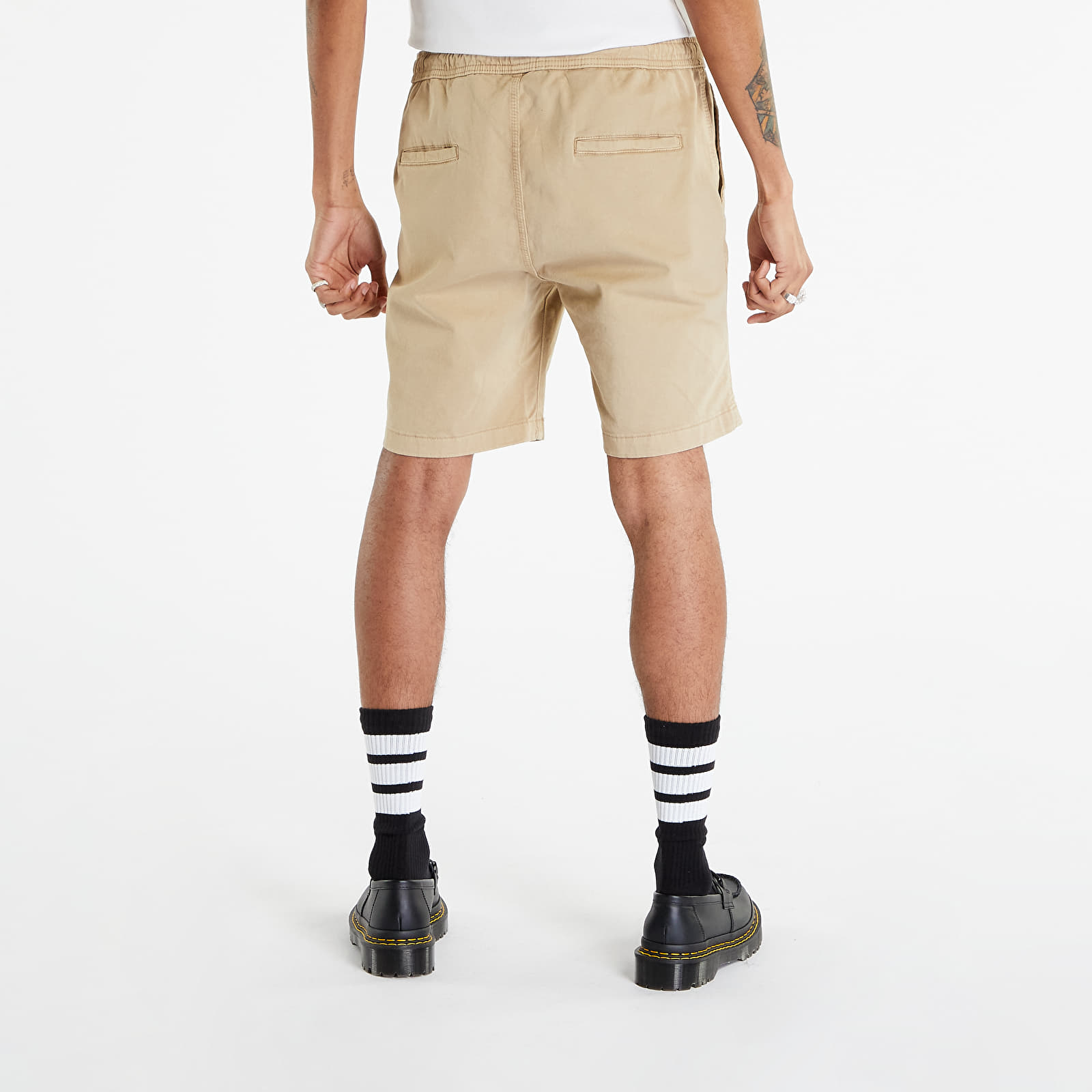 Rövidnadrágok Urban Classics Stretch Twill Joggshorts Union Beige