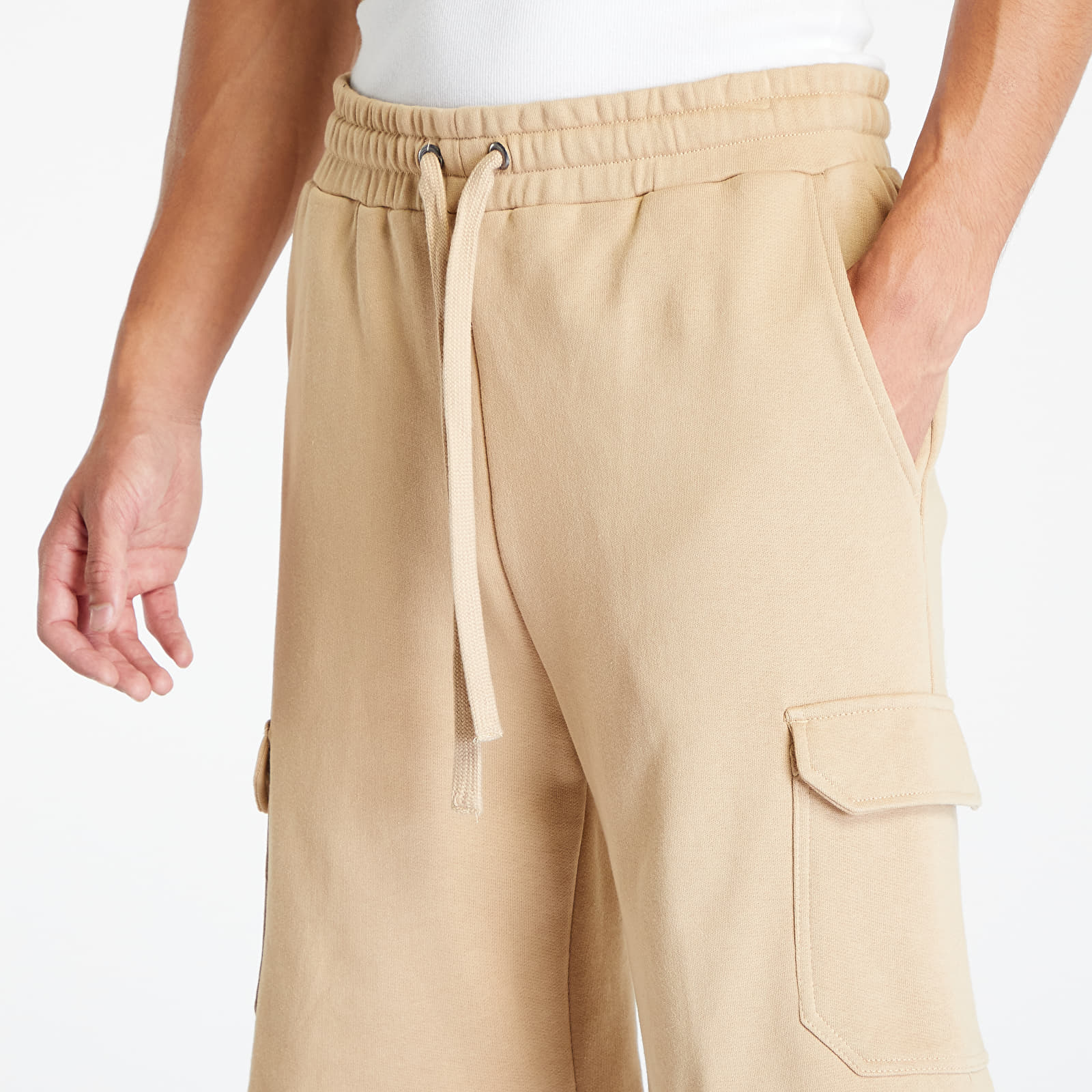Shorts Urban Classics Organic Cargo Sweatshorts Union Beige