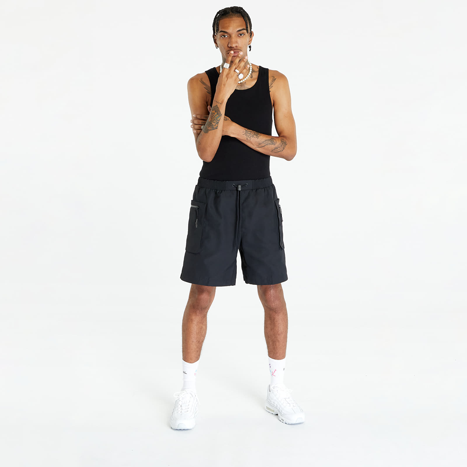 Shorts Nike Sportswear Tech Pack Men s Woven Utility Shorts Black Queens