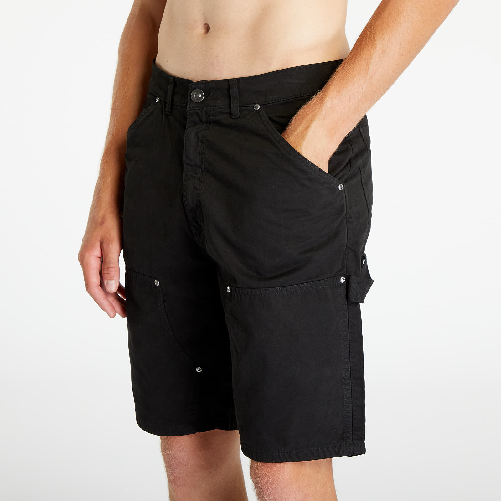 Shorts Urban Classics Double Knee Carpenter Shorts Black