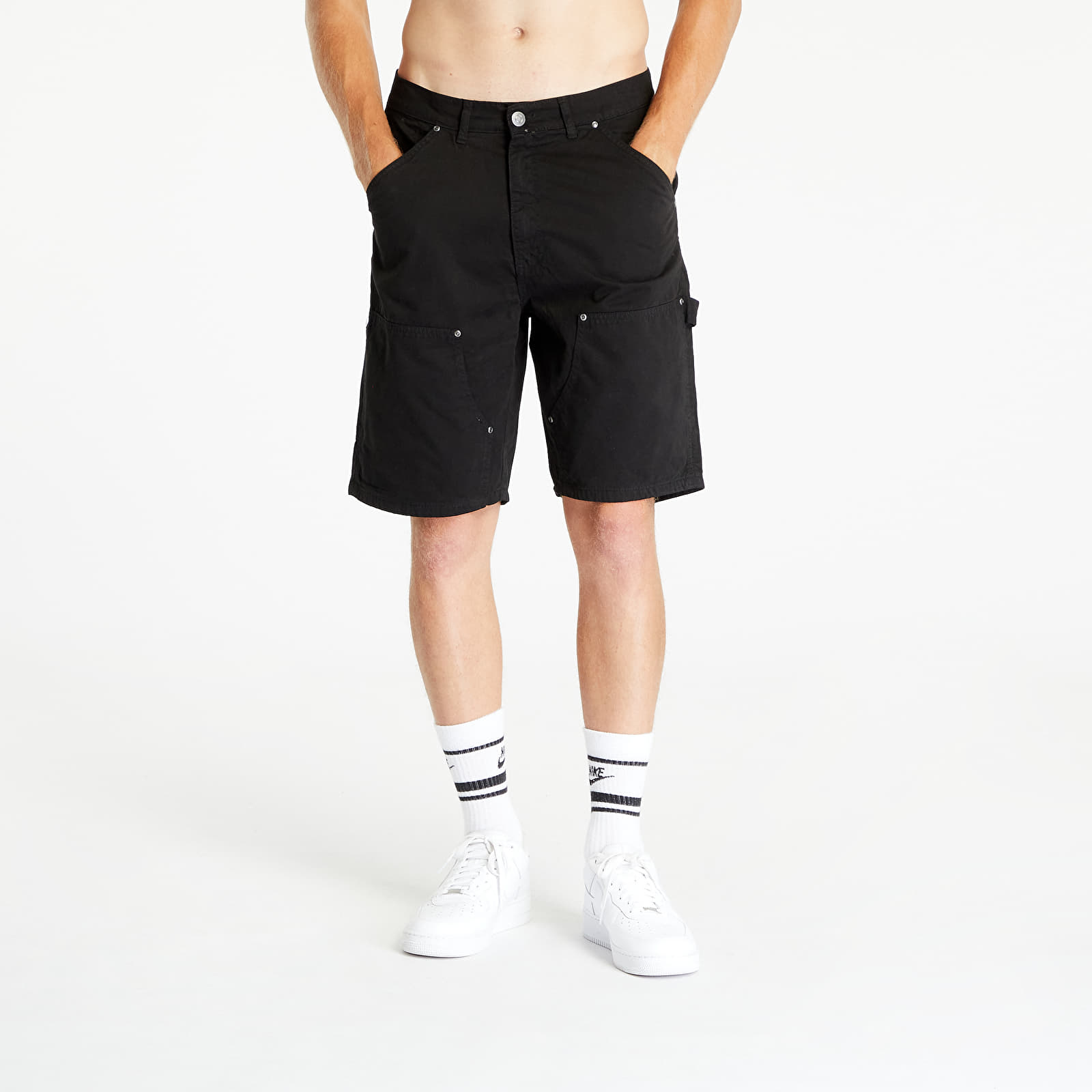 Shorts Urban Classics Double Knee Carpenter Shorts Black