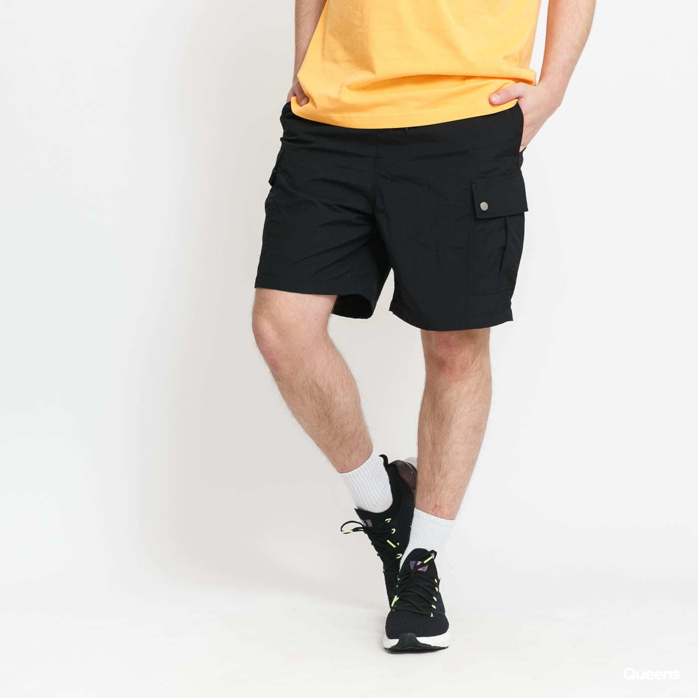 Kraťasy Urban Classics Nylon Cargo Shorts Black