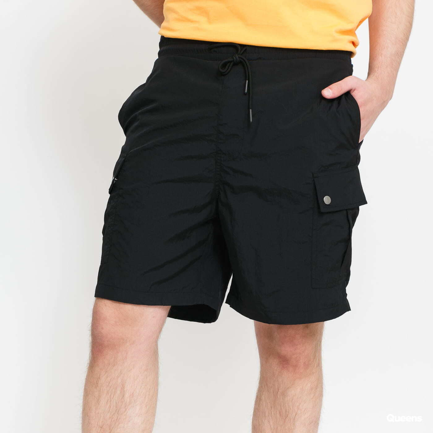 Kraťasy Urban Classics Nylon Cargo Shorts Black