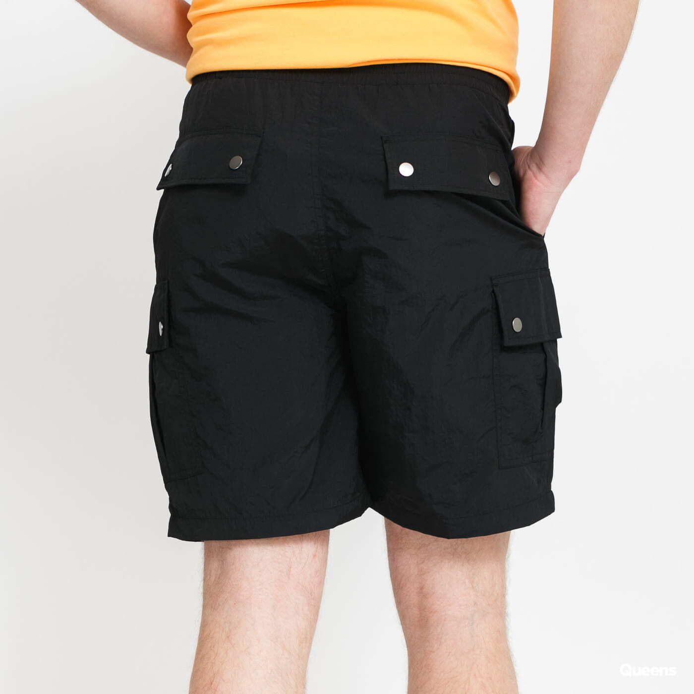 Kraťasy Urban Classics Nylon Cargo Shorts Black