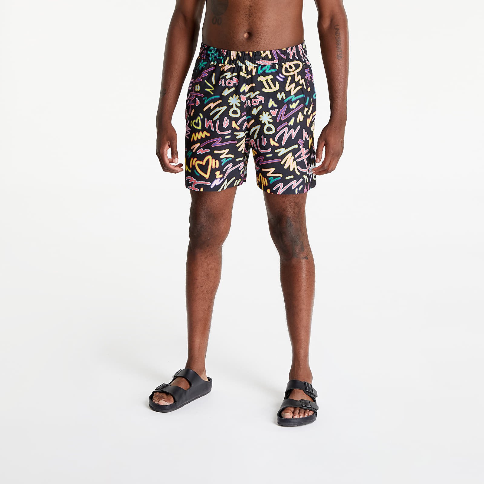 Shorts adidas Originals Love Unites Doodle Print Woven Shorts Multco