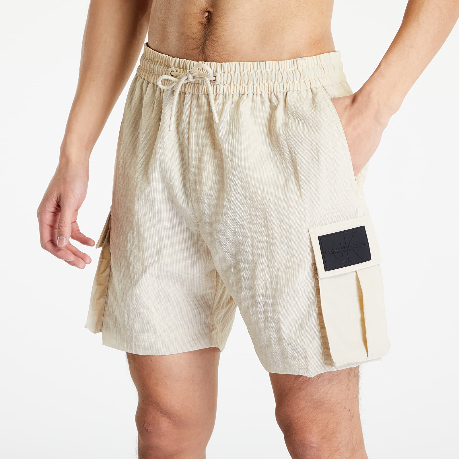 Shorts CALVIN KLEIN JEANS Mesh Ripstop Cargo Shorts Classic Beige Queens