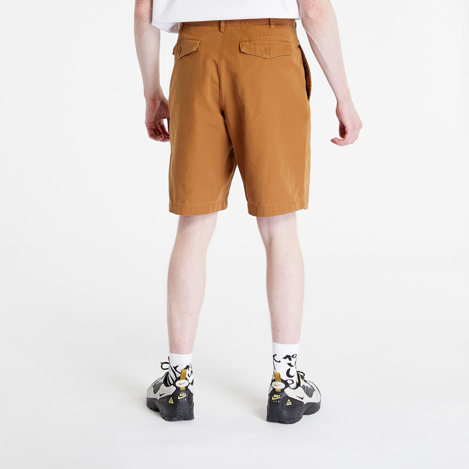 Shorts Nike Life Men's Pleated Chino Shorts Ale Brown/ White