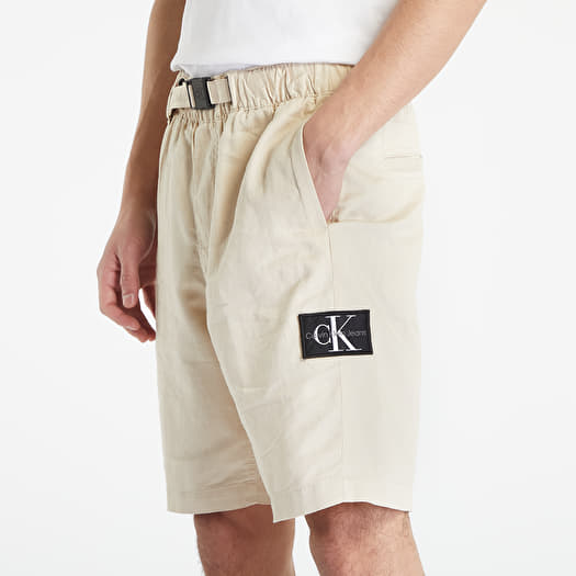 Calvin klein linen shorts cheap