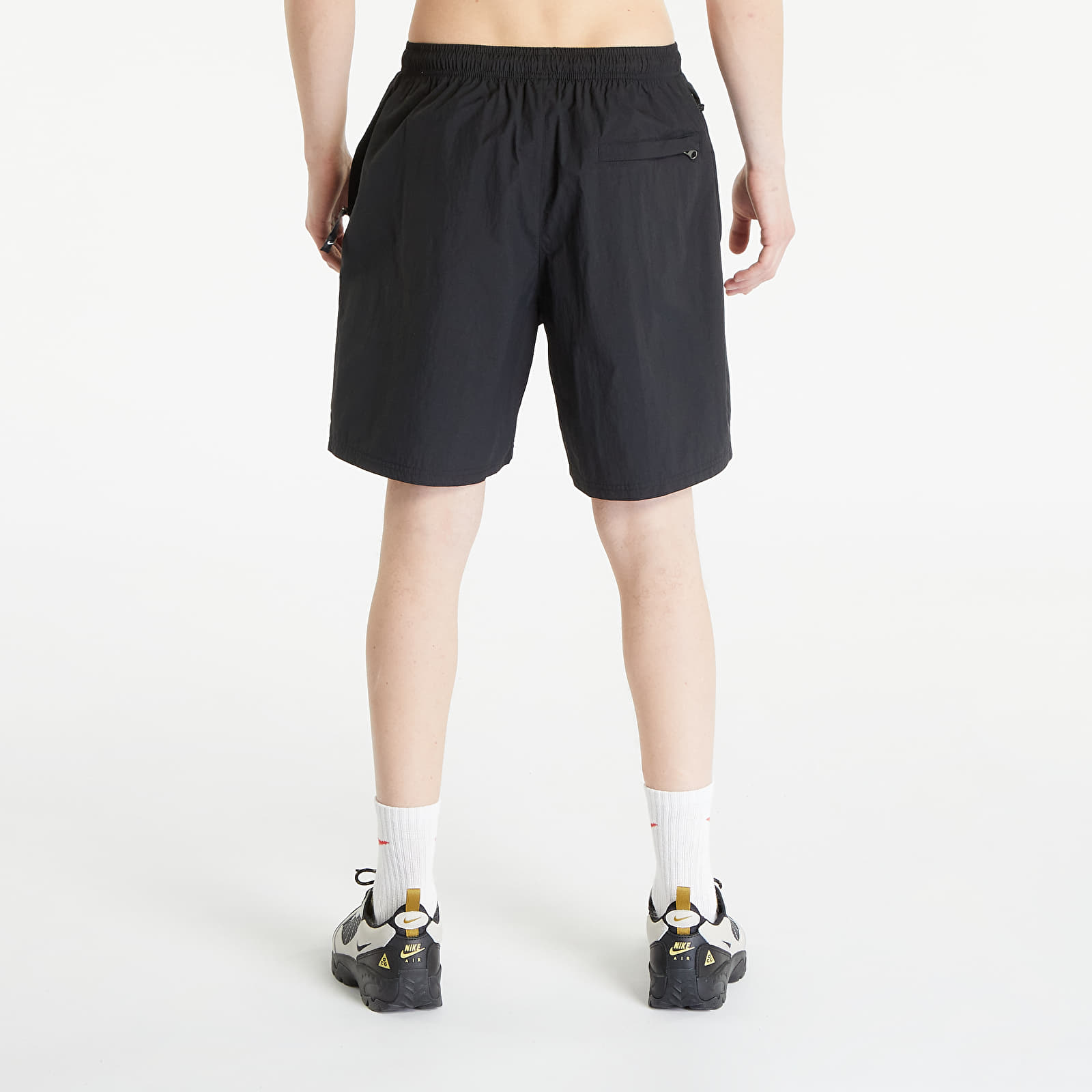 Shorts Nike Solo Swoosh Men's Woven Shorts Black/ White | Queens Shorts Nike Solo Swoosh Men's Woven Shorts Black/ White | Queens