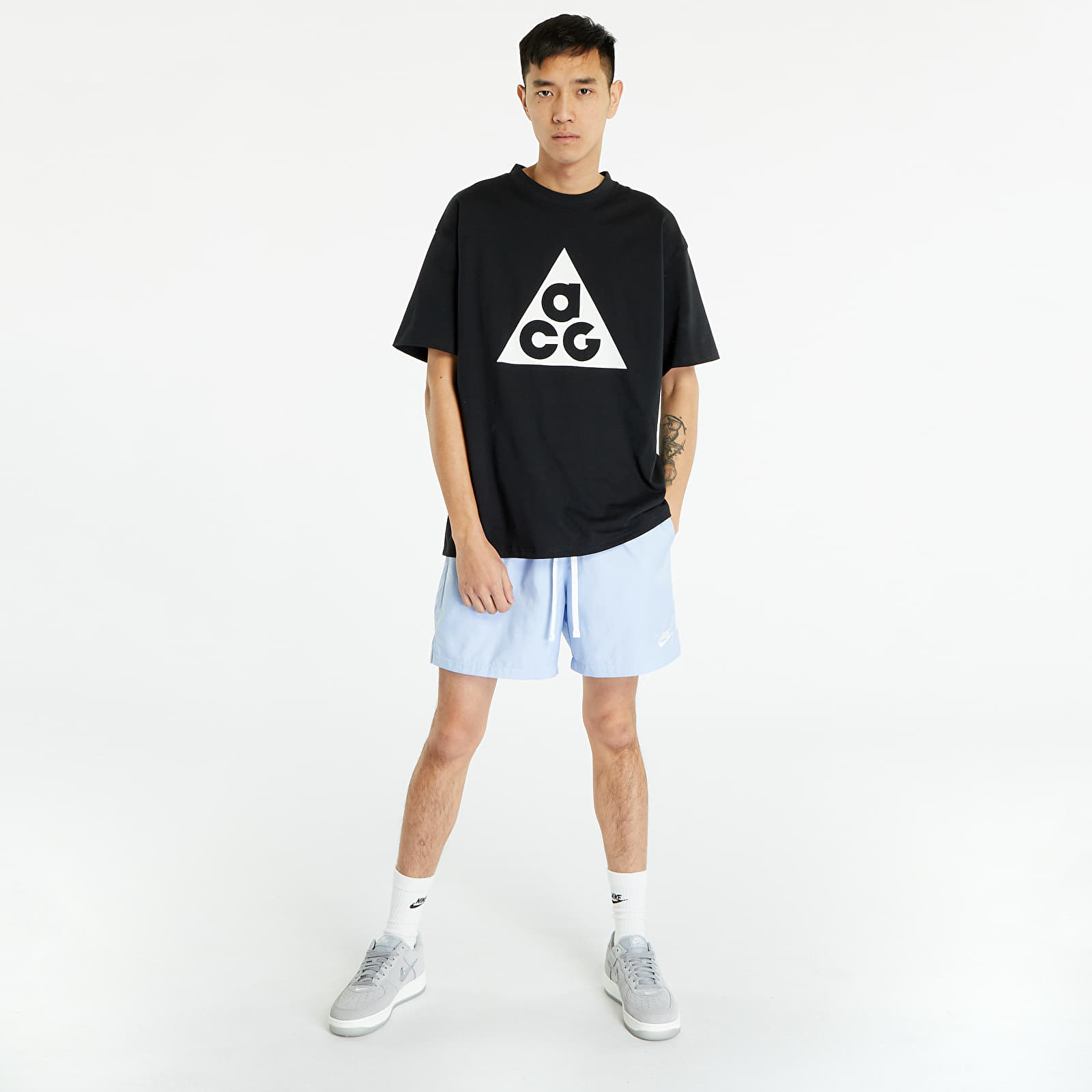 Pantalones cortos Nike Sportswear Men's Woven Flow Shorts Light Marine/ White
