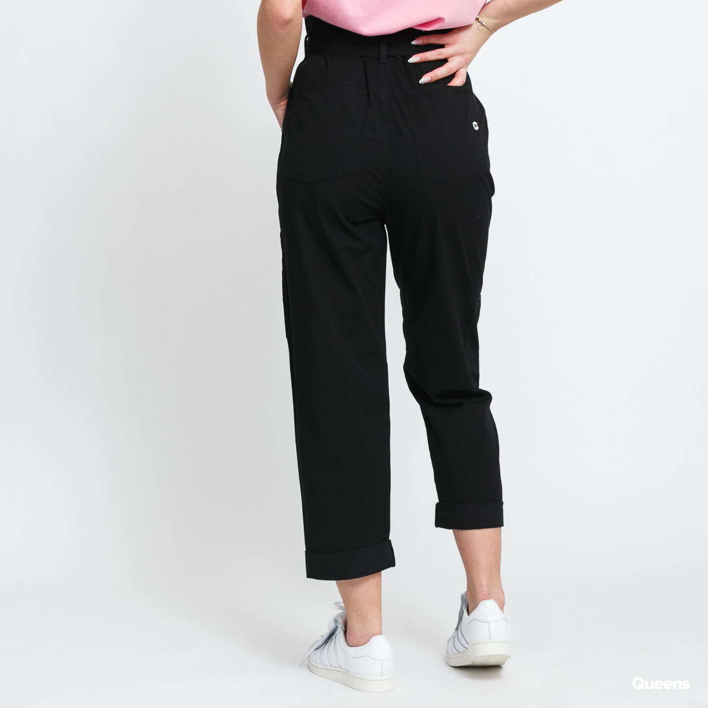 Cargo kalhoty TOMMY JEANS W Paperbag Cargo Pant Black