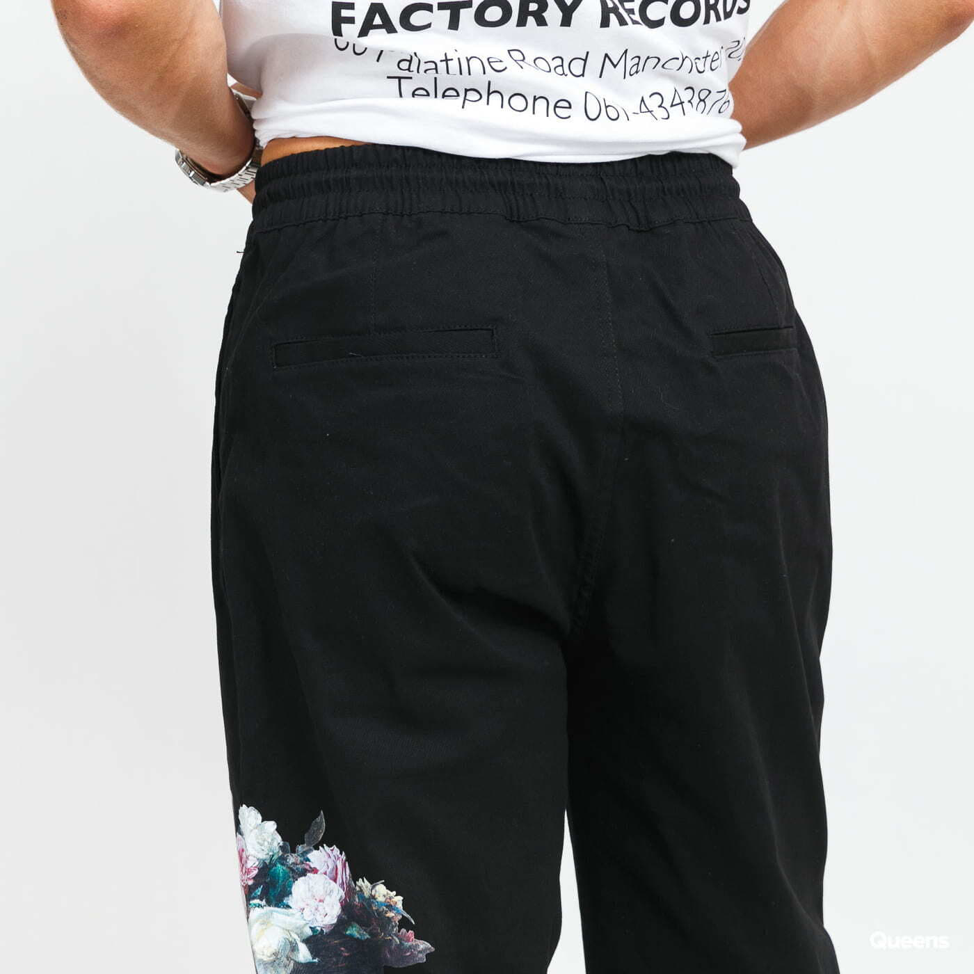 Kalhoty PLEASURES Power Beach Pant Black