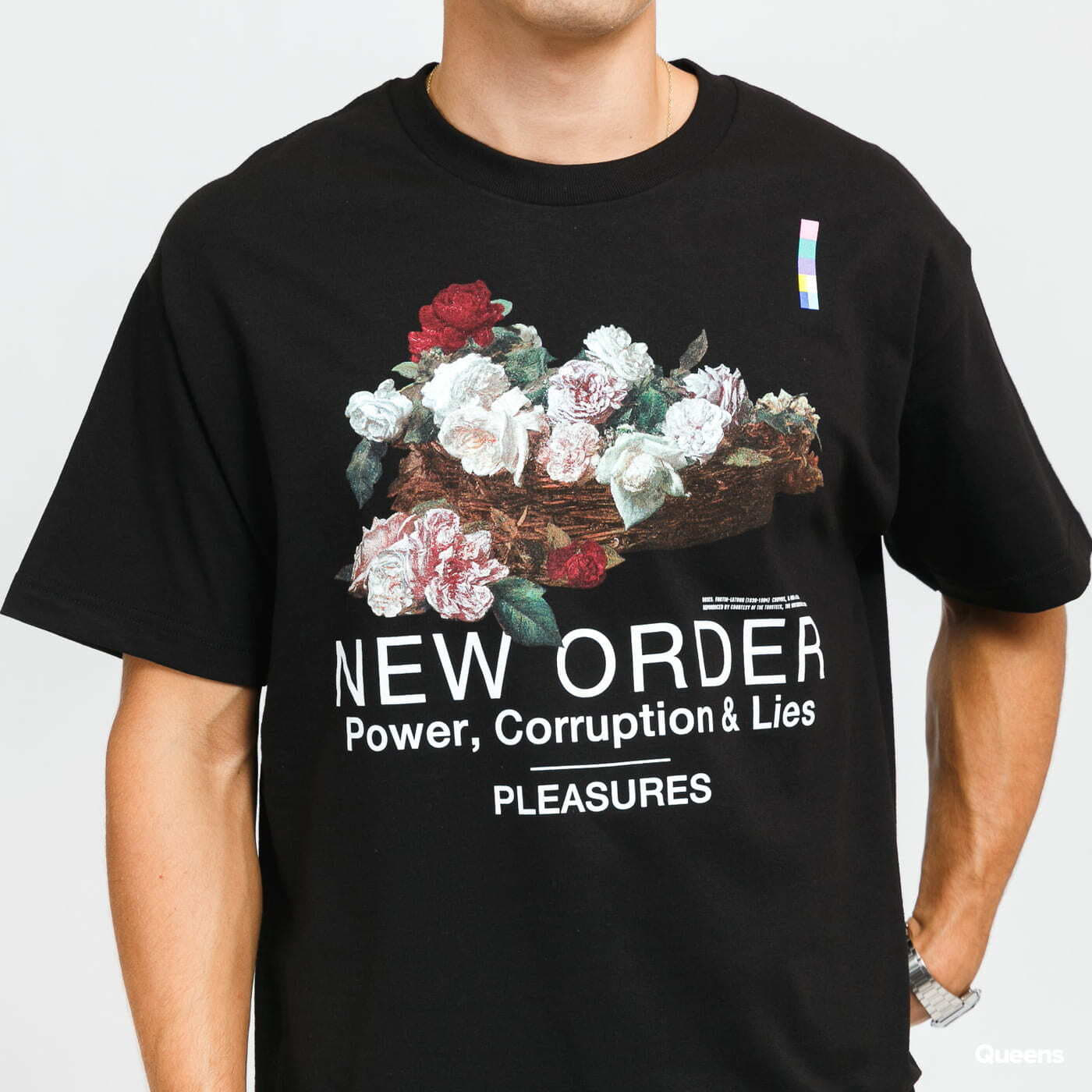 Trička PLEASURES Power Tee Black