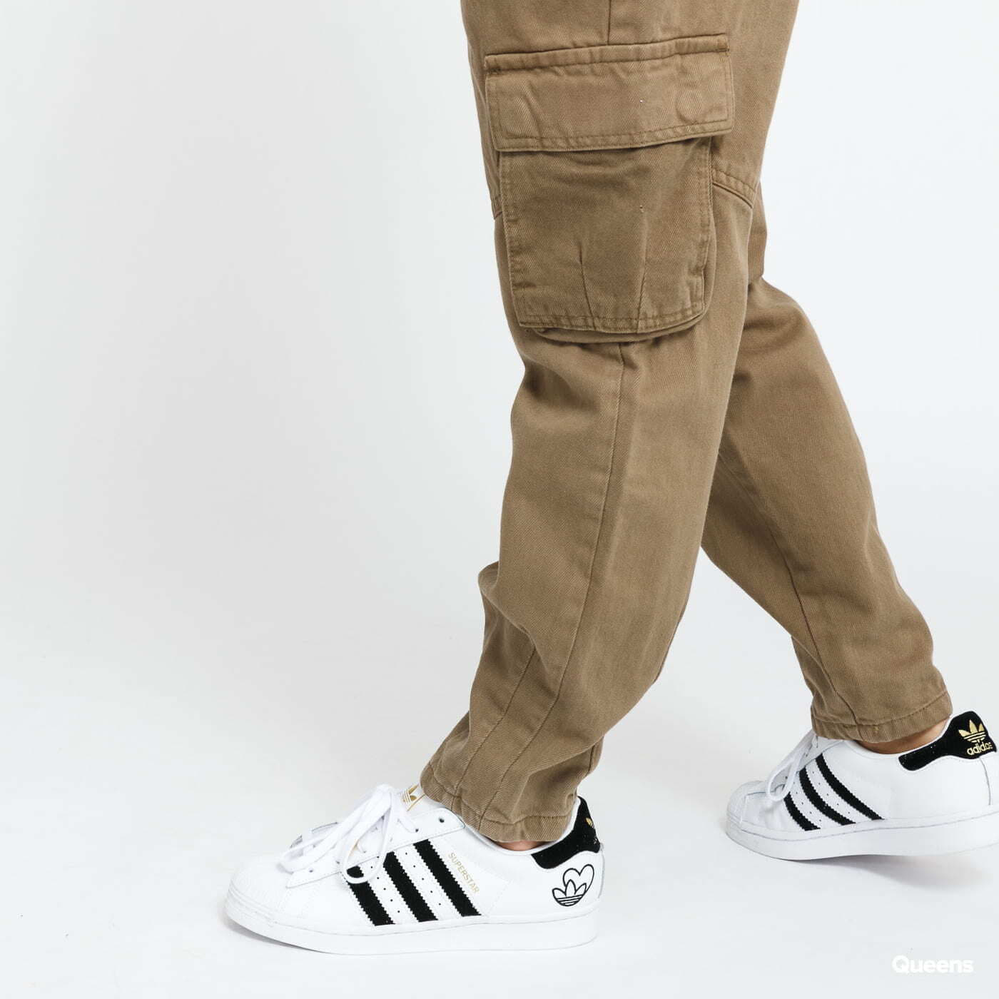 Cargo Hosen Urban Classics Ladies Ballon Fit Cargo Twill Pants Green