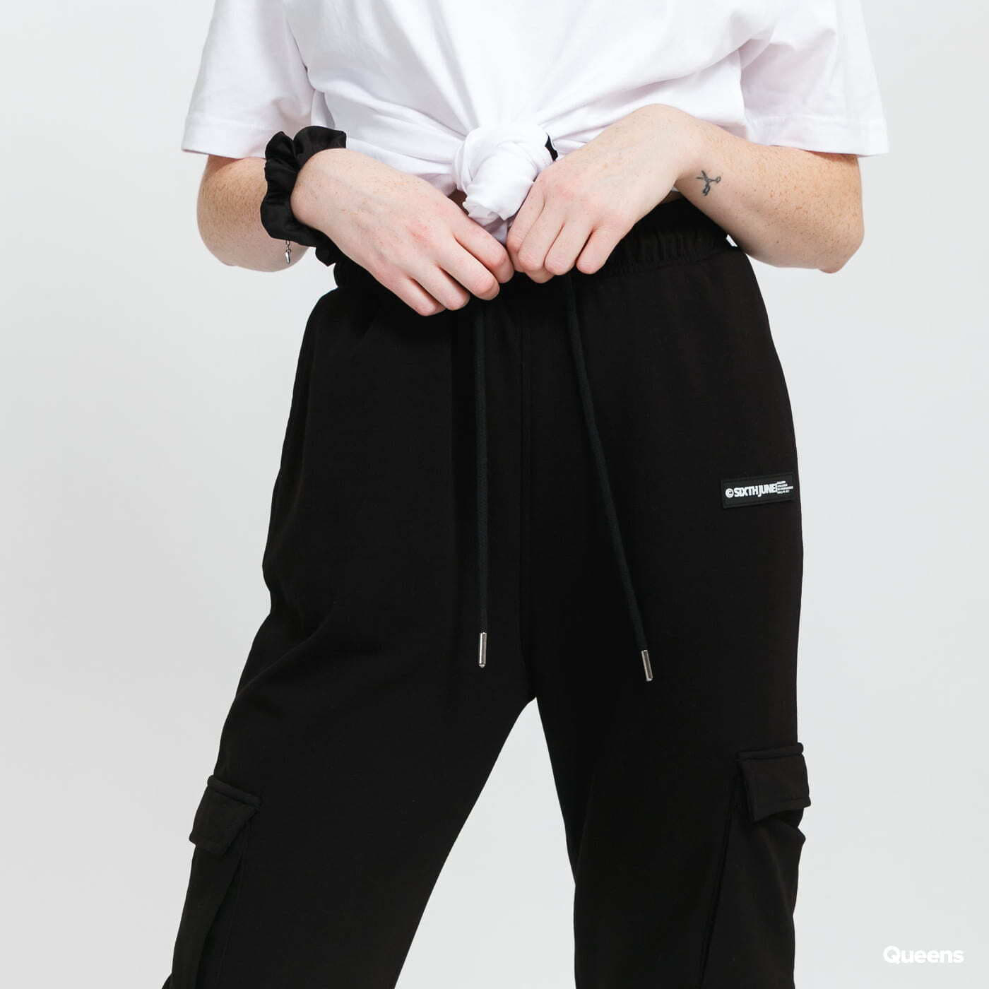 Jogginghosen Sixth June Cargo Jogging Black