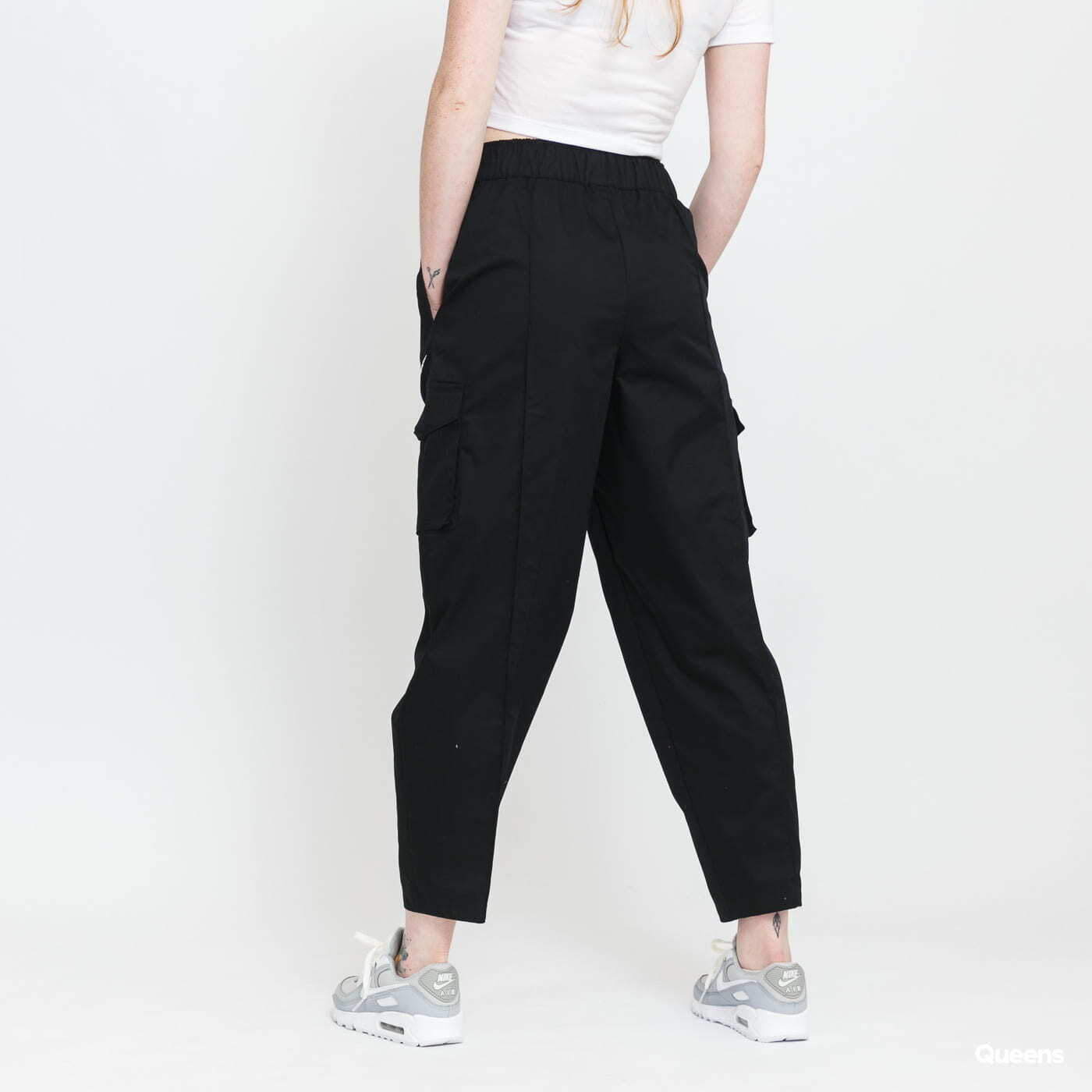 Nike Sportswear Essential Women's High Rise Woven Cargo Pants Black  DO7209-010