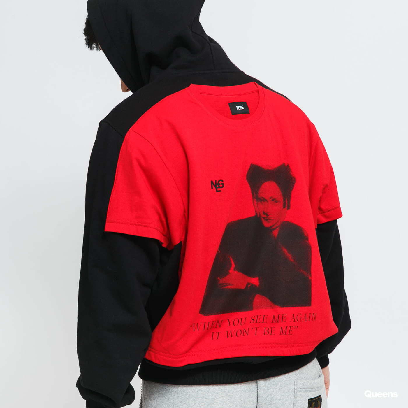 Mikine Neige TP Hoodie Black/ Red