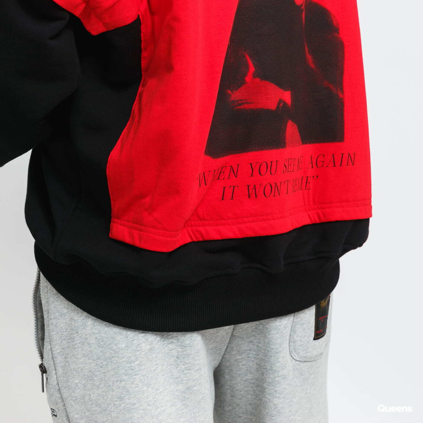 Mikine Neige TP Hoodie Black/ Red