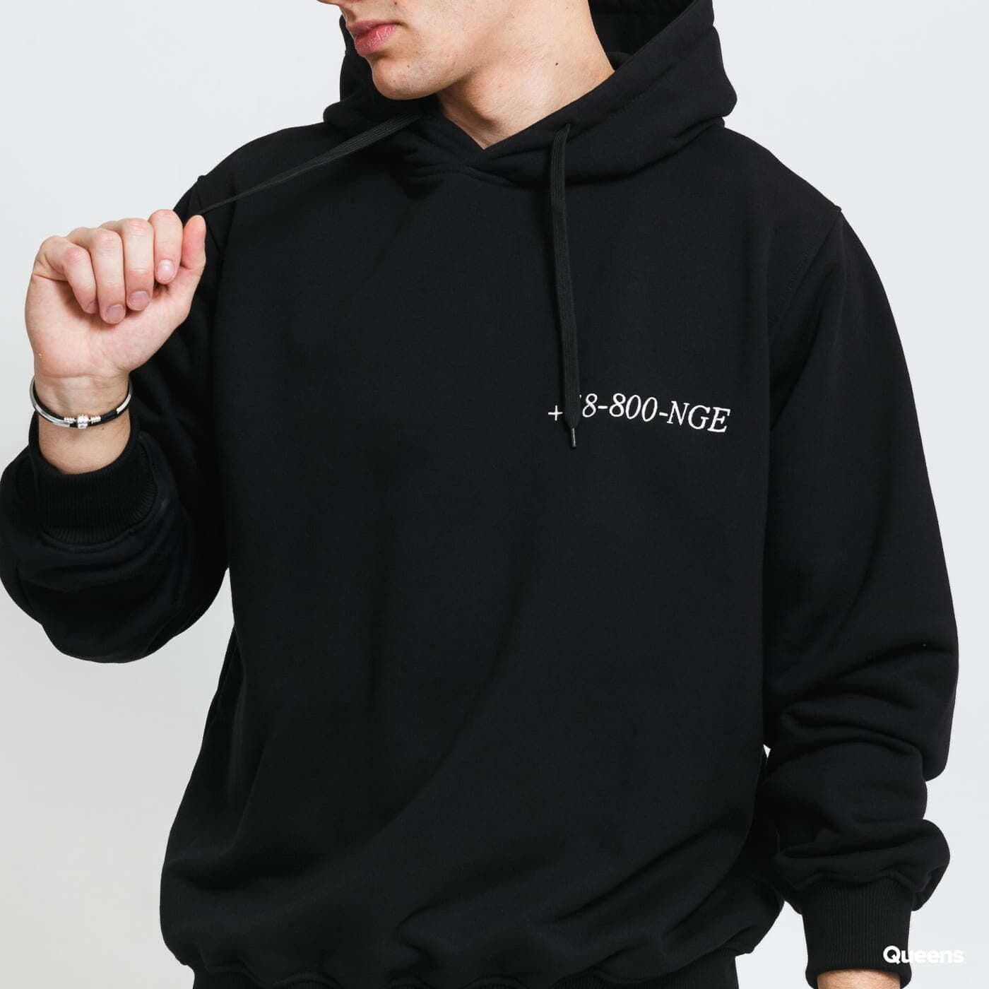 Mikiny Neige Call Me Hoodie Black