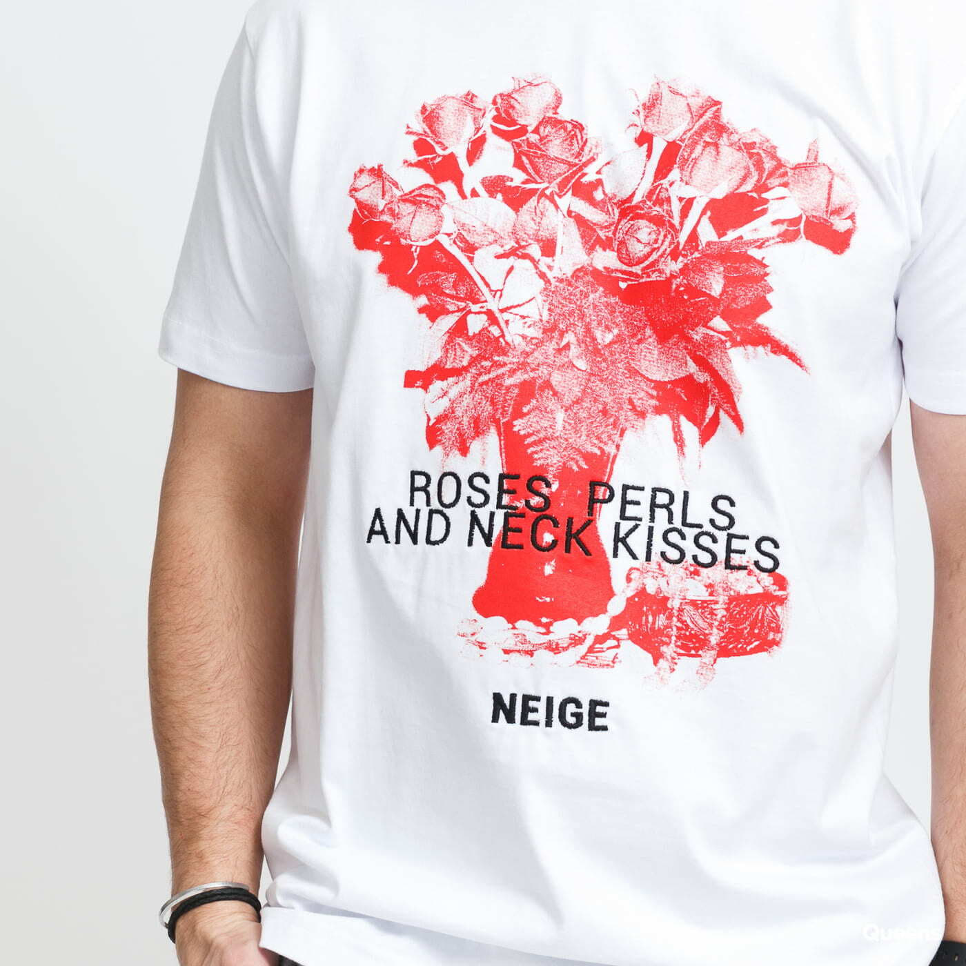 T-shirts Neige Roses Tee White