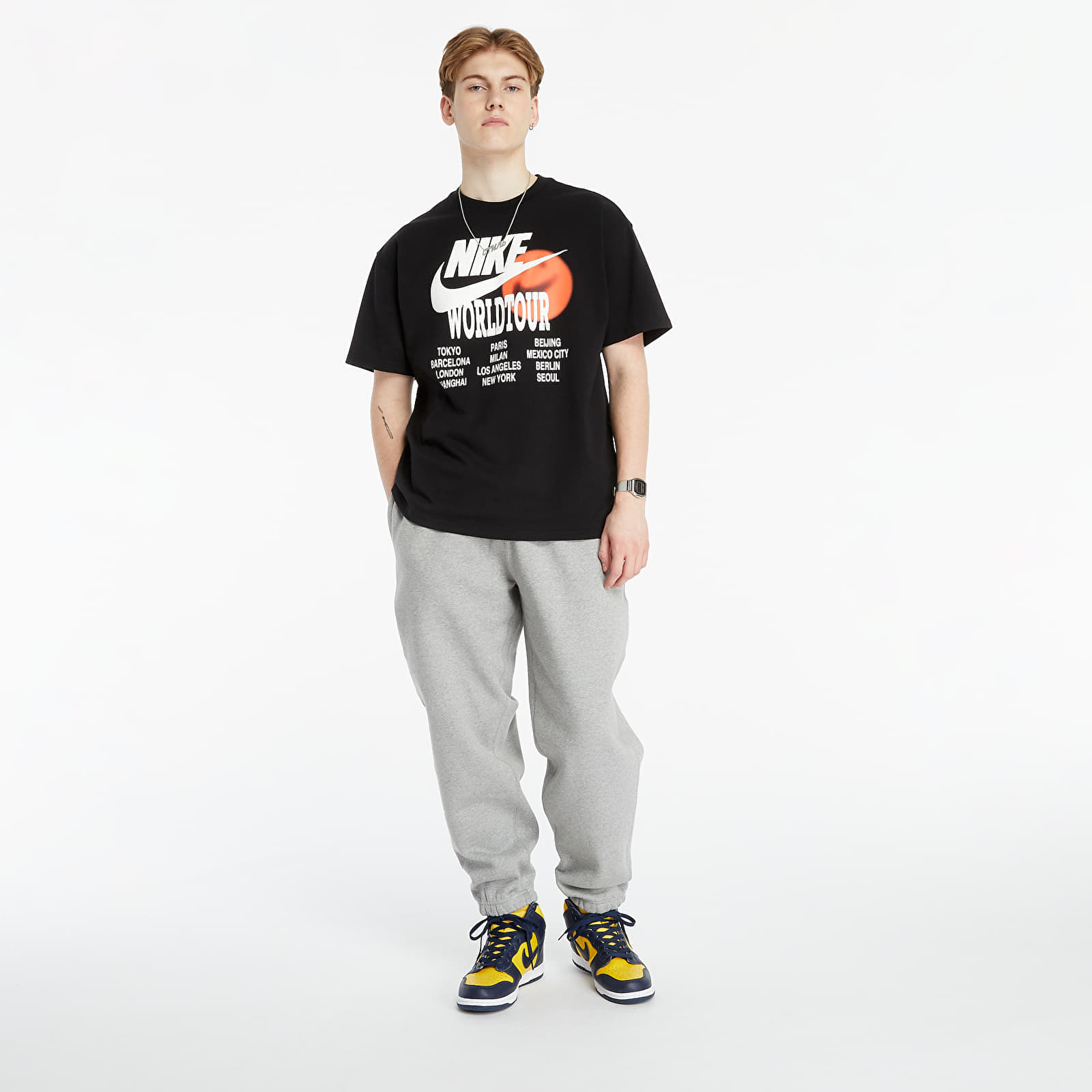 Joggebukser Nike M NK Solo Swoosh HW BB Pant Grey