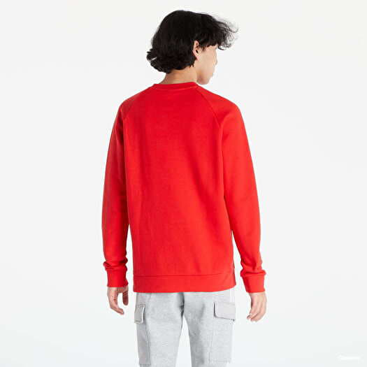 Adidas red crew neck store