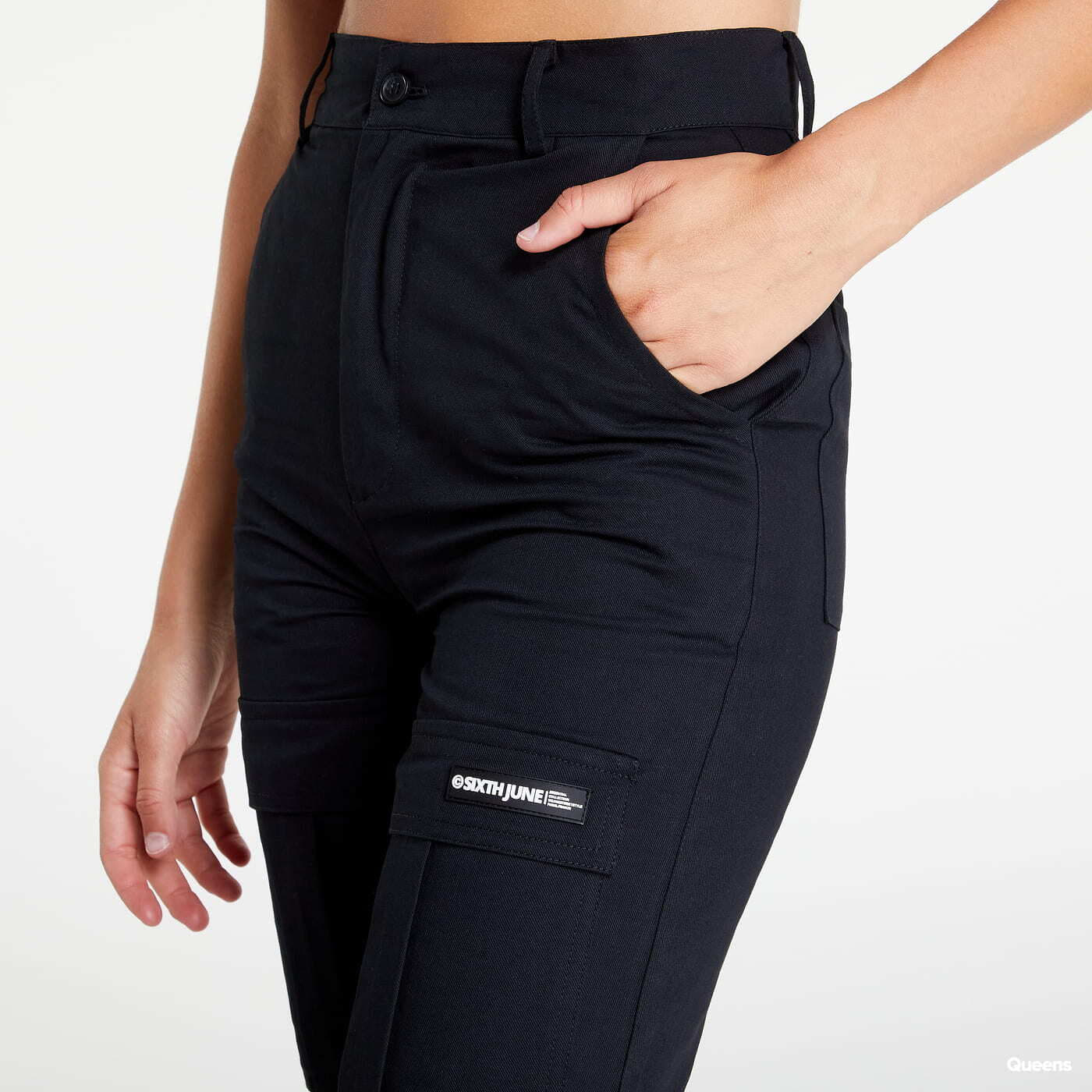 Cargo kalhoty Sixth June Cargo Pants Black