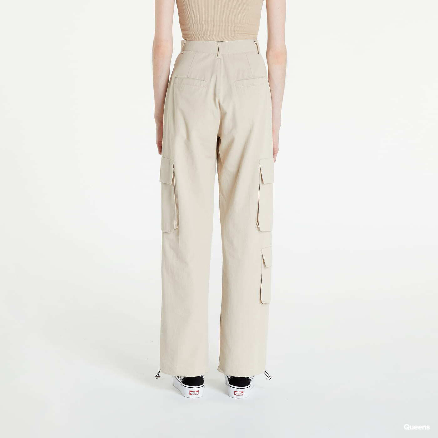 Cargo kalhoty Sixth June Wide Leg Cargo Pants Cream