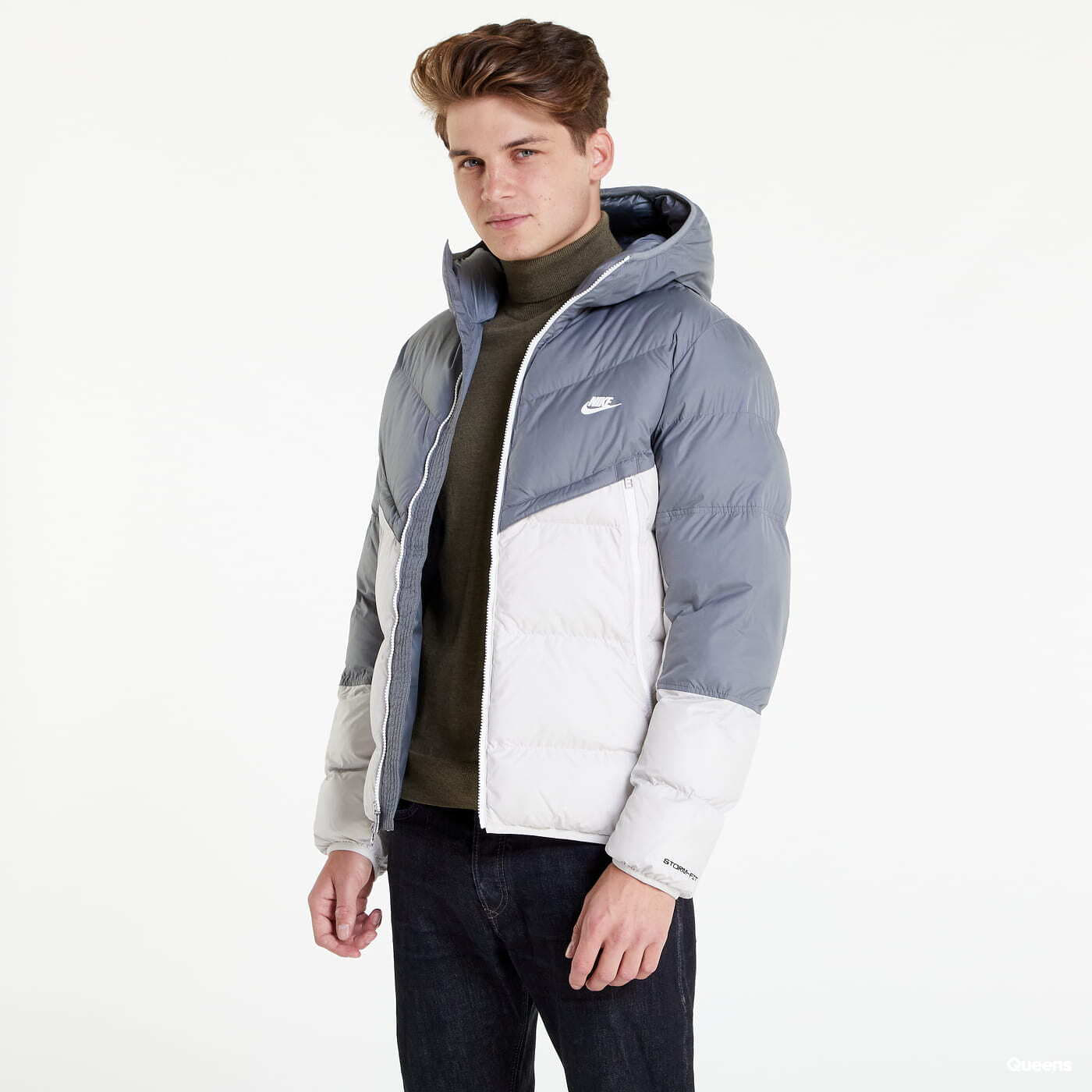 Jacken Nike Sportswear Storm-FIT Windrunner Primaloft Jacket White / Grey