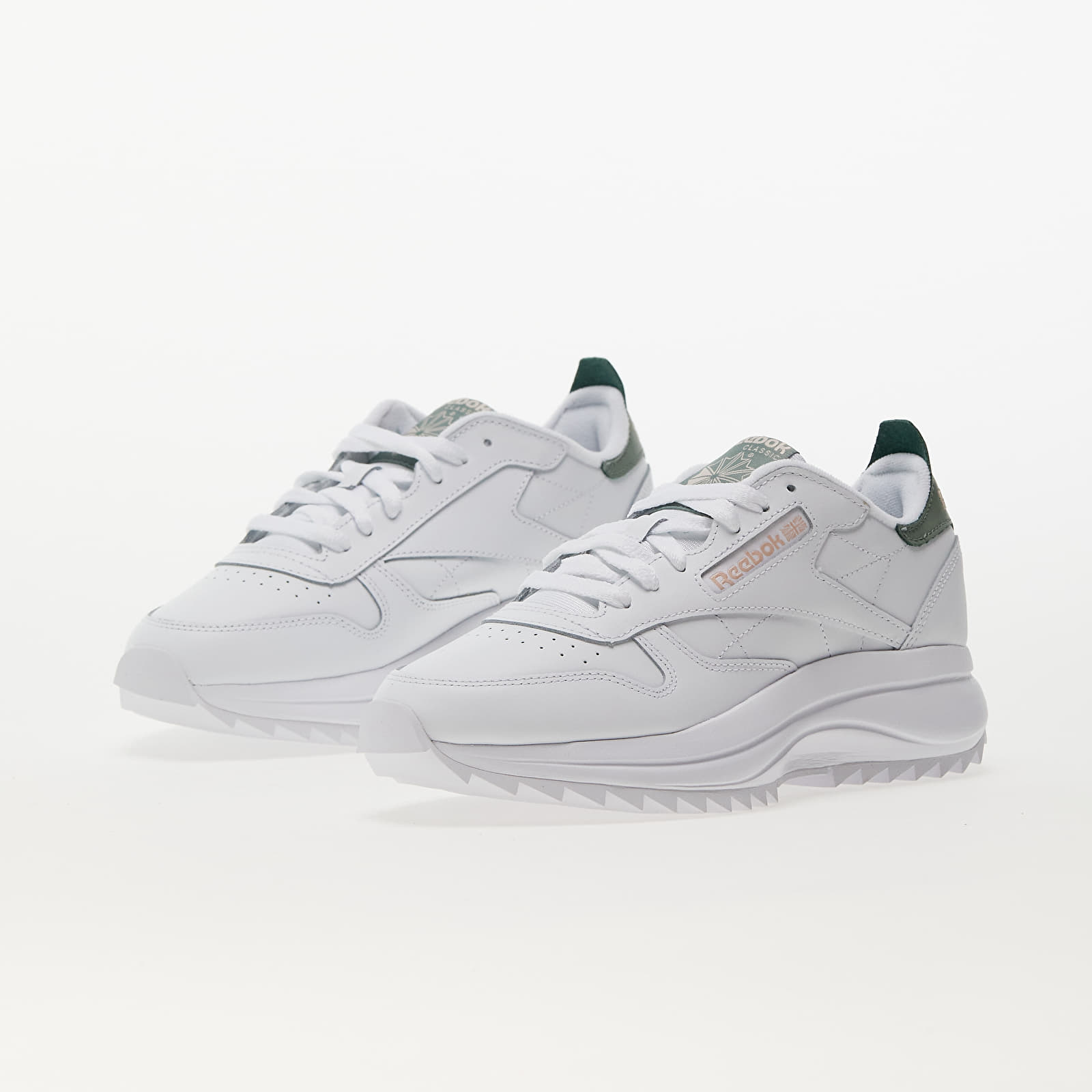 Women s sneakers and shoes Reebok Classic Leather Sp Extra Harmony Green Soft Ecru Cloud White Queens