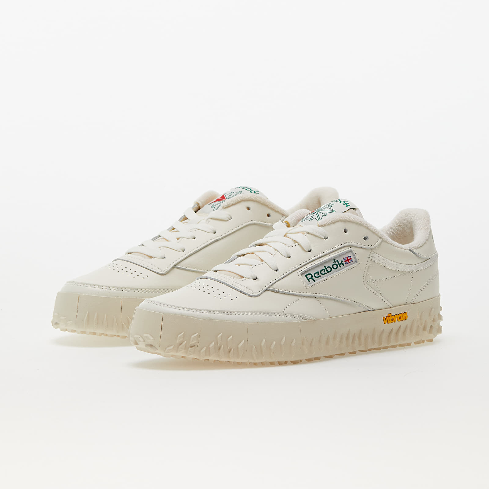 Men's sneakers and shoes Reebok Club C Vibram Chalk/ Vincha/ Glen Green