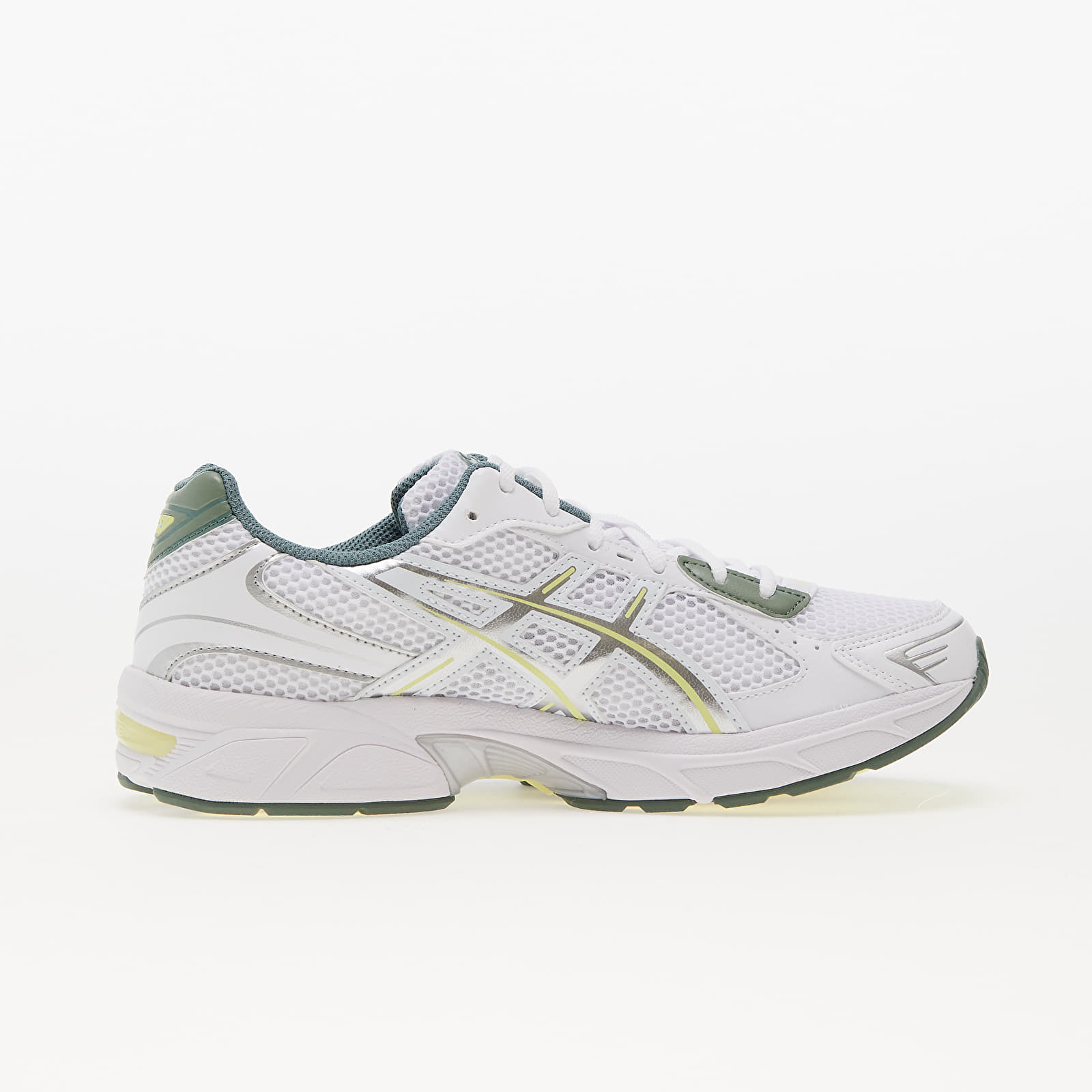 Vīriešu čības un apavi Asics Gel-1130 White/ Huddle Yellow