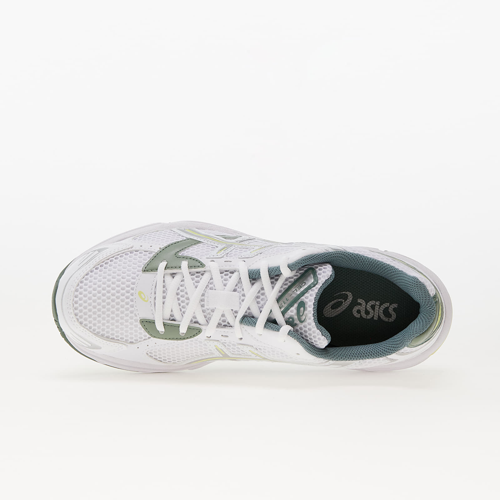 Vīriešu čības un apavi Asics Gel-1130 White/ Huddle Yellow