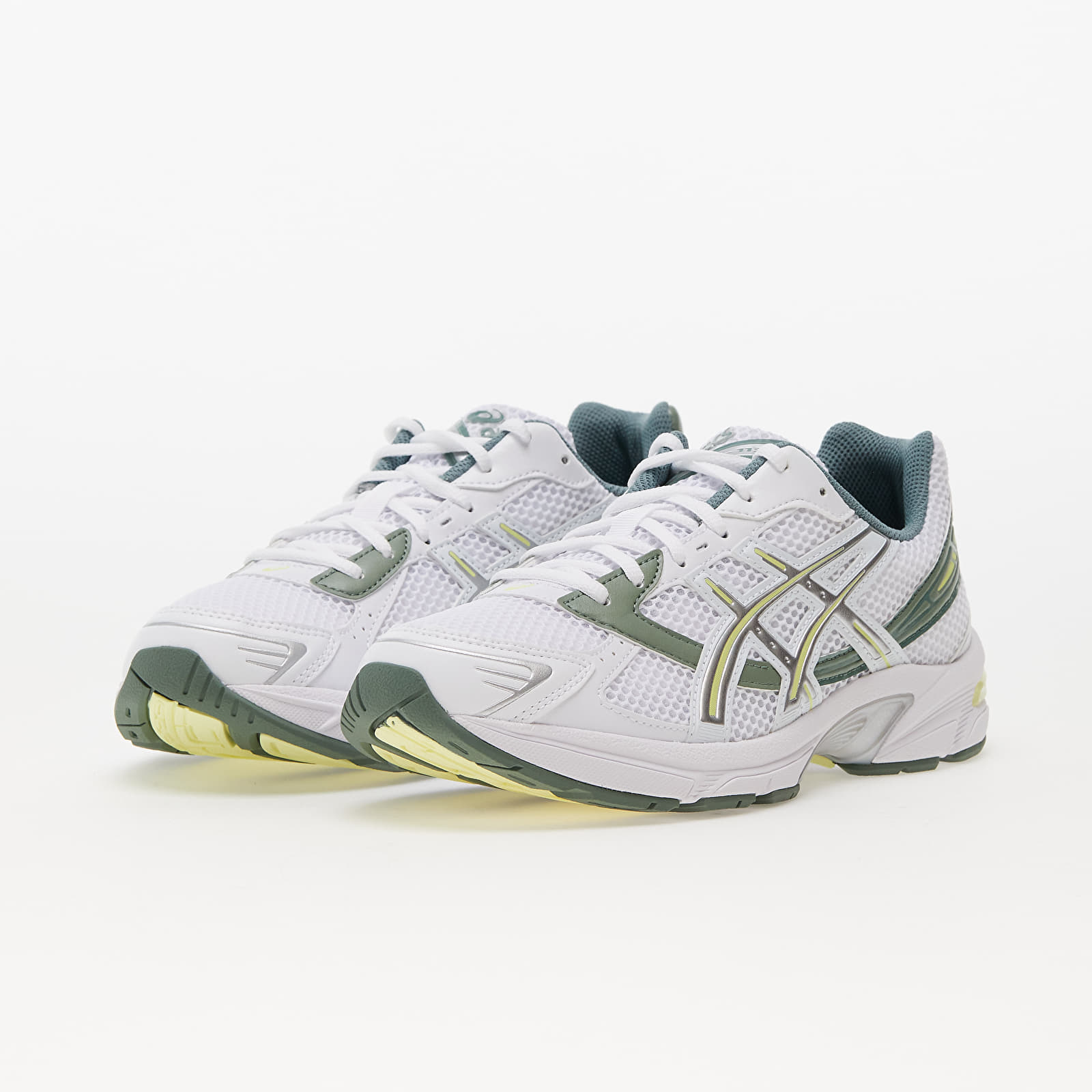 Vīriešu čības un apavi Asics Gel-1130 White/ Huddle Yellow