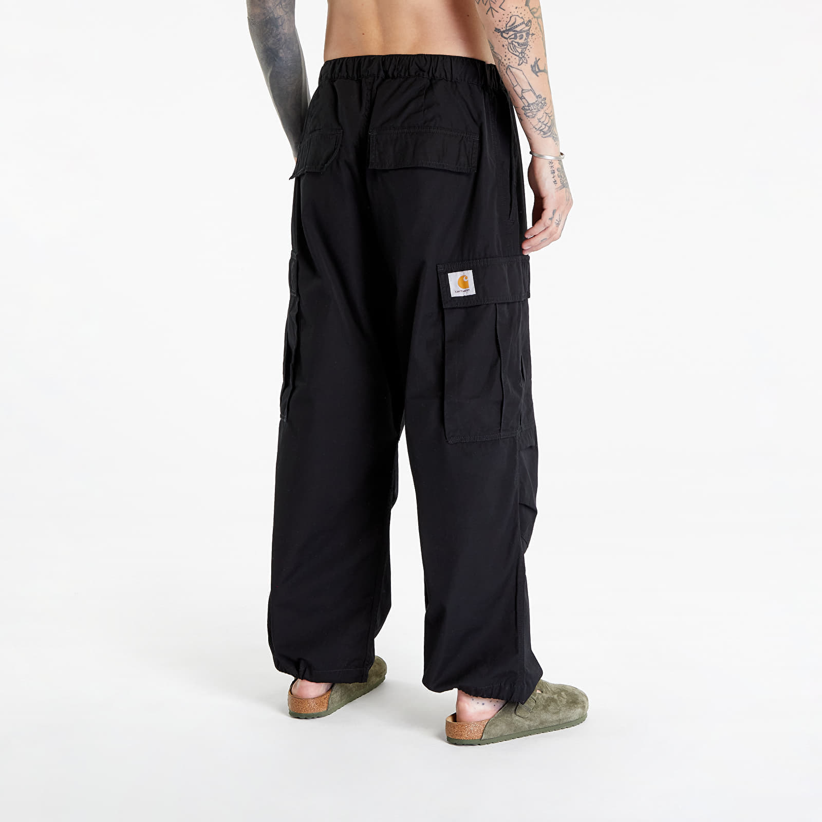 Cargo pants Carhartt WIP Jet Cargo Pant Black Rinsed Queens