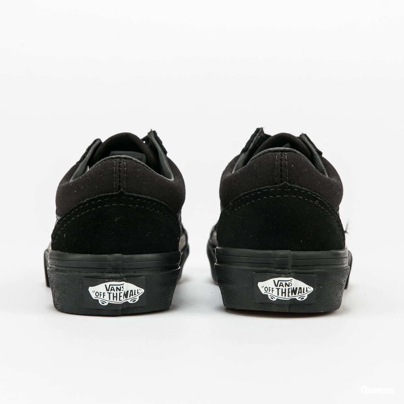 Sneaker und Schuhe fur Kinder Vans Old Skool Black Black Queens