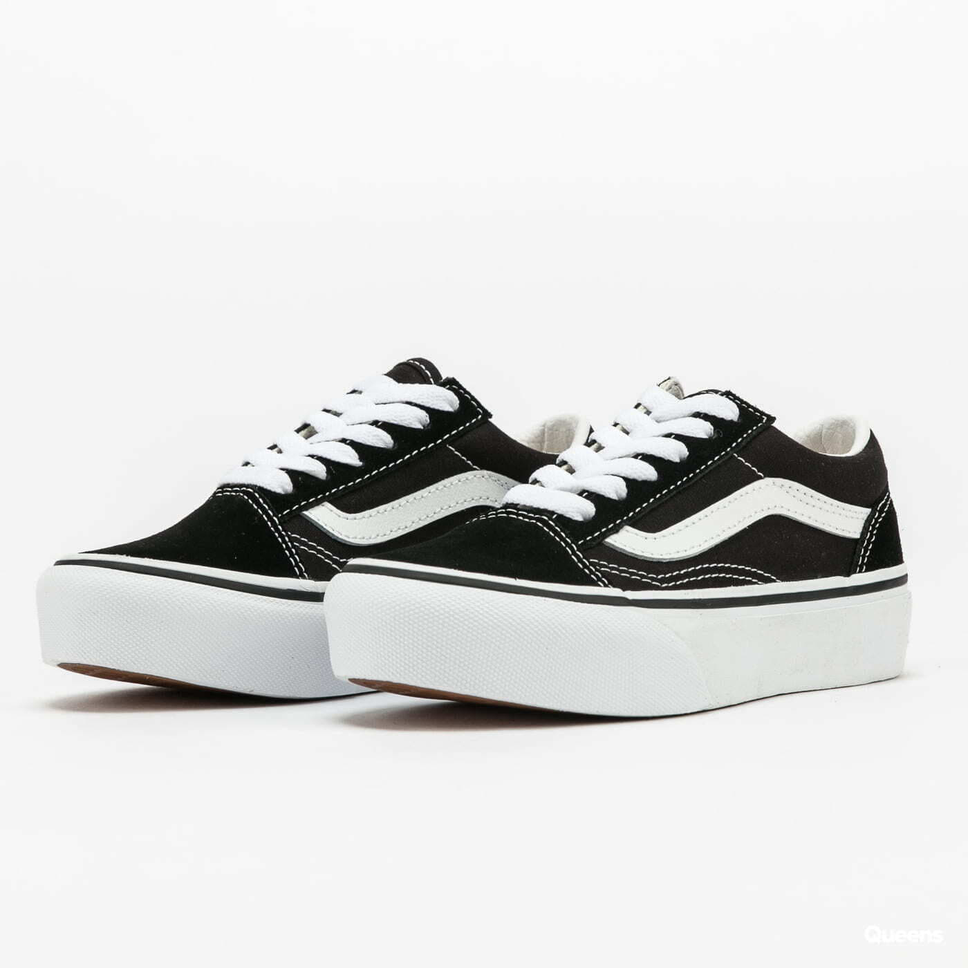 Sneaker und Schuhe für Kinder Vans Old Skool Platfor Black/ True White