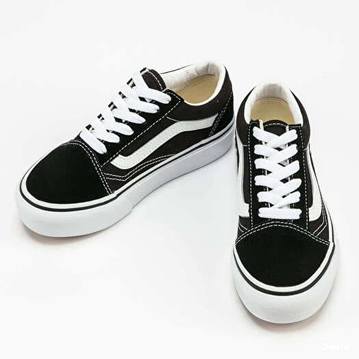 Sneaker und Schuhe für Kinder Vans Old Skool Platfor Black/ True White |  Queens