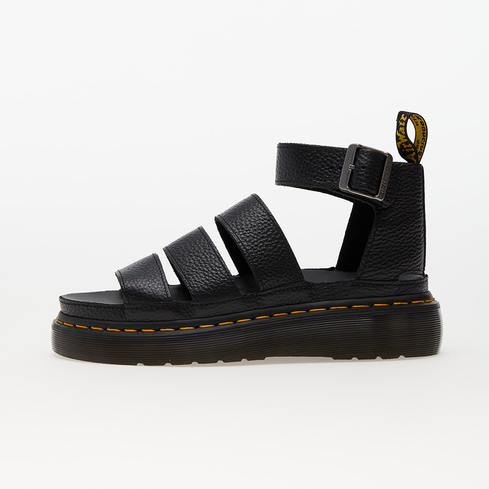 Sneakers Dr. Martens Clarissa II Quad 3 Strap Sandal Black Milled Nappa