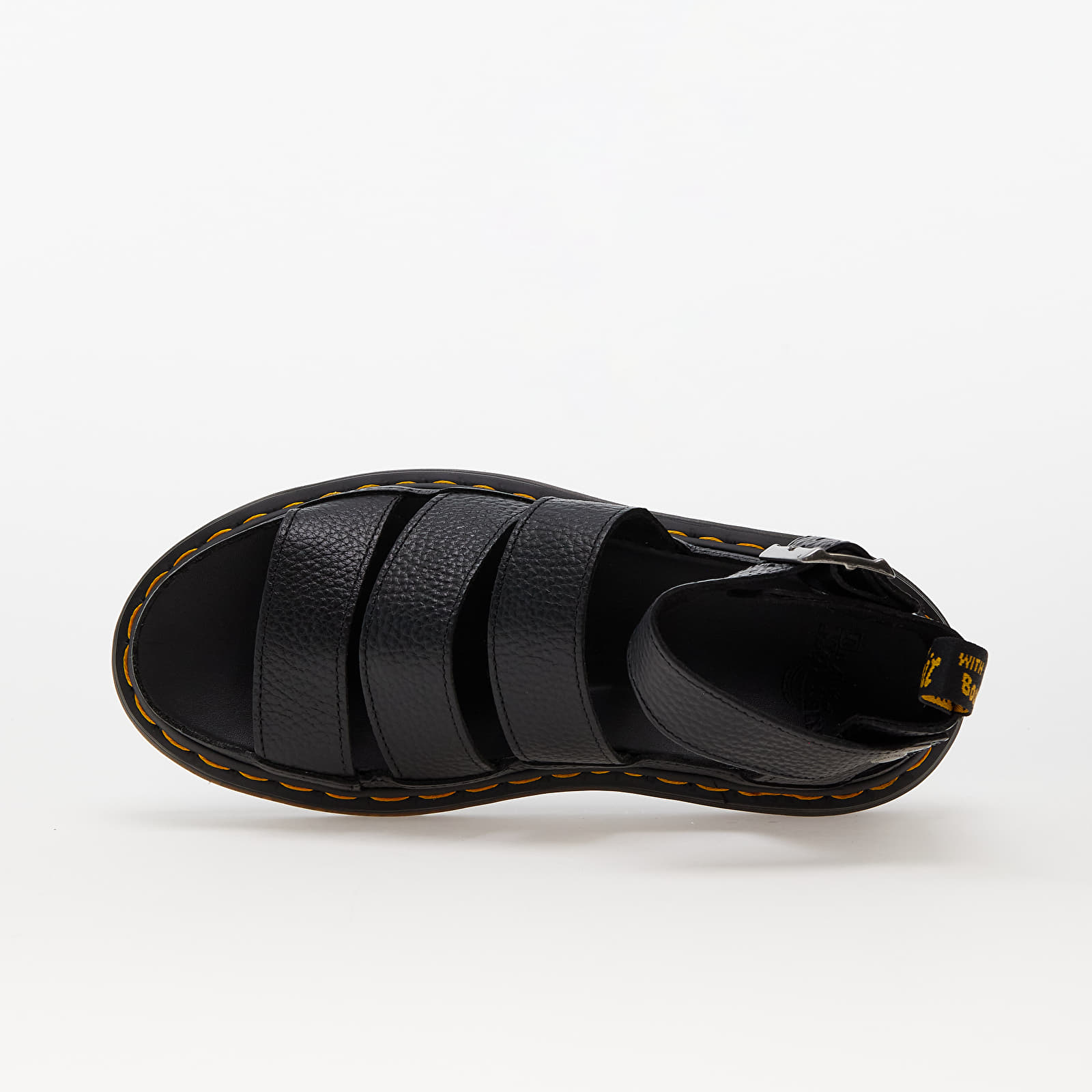 Sneakers und Schuhe für Frauen Dr. Martens Clarissa II Quad 3 Strap Sandal Black Milled Nappa