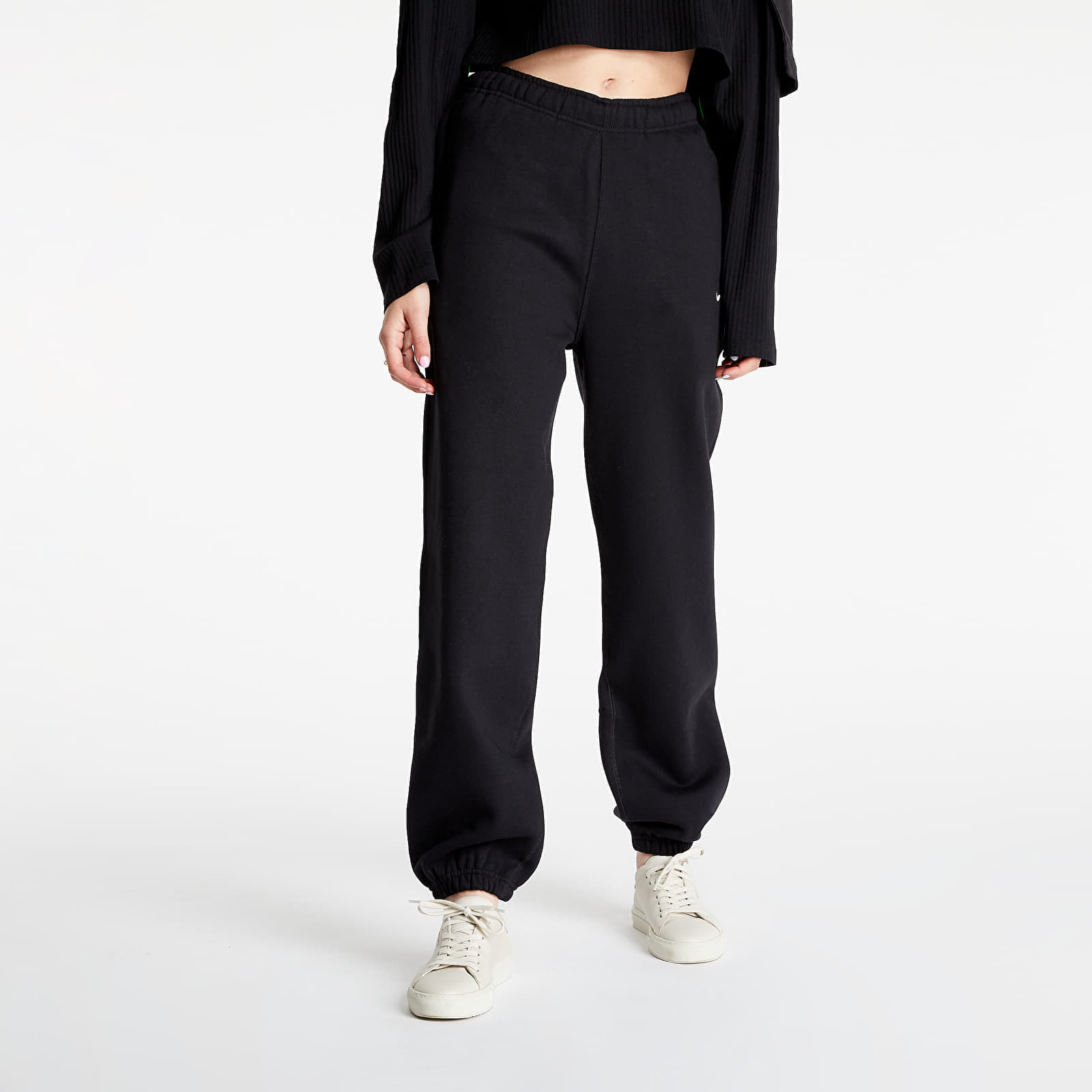 Spodnie NikeLab Women's Fleece Pants Black/ White