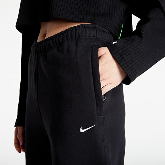Jeans and trousers NikeLab Women s Fleece Pants Black White Queens