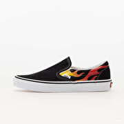 Men s shoes Vans Classic Slip On Flame Black True White Queens