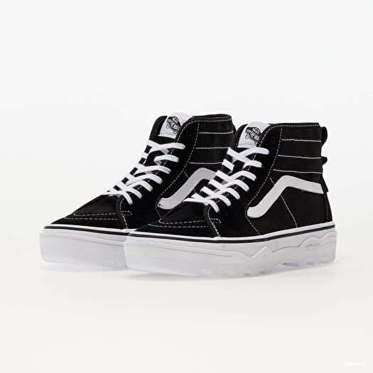 Vans high platform black cheap