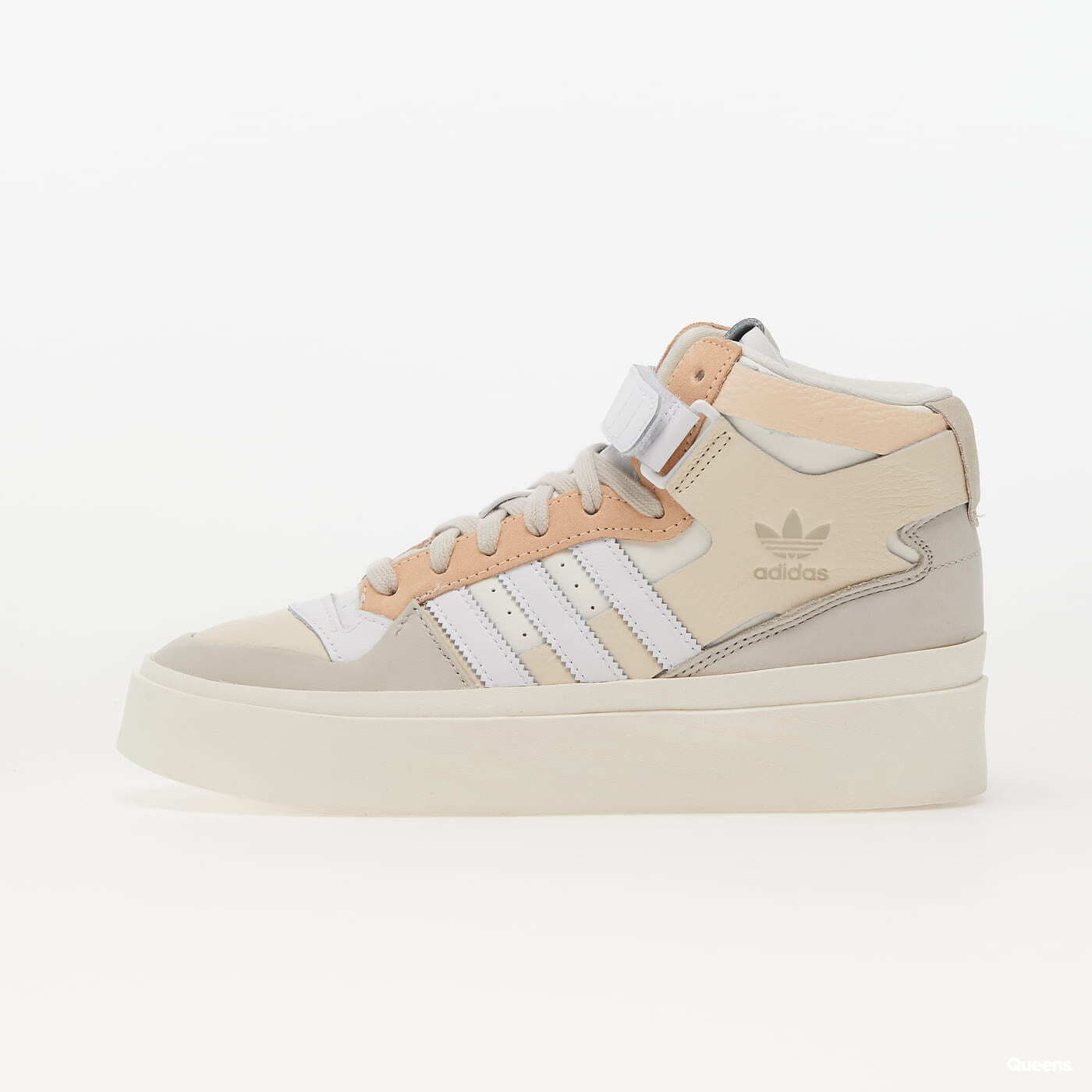 Damessneakers en -schoenen adidas Originals Forum Bonega Mid W Ecru Tint/ Ftw White/ Blitz Orange
