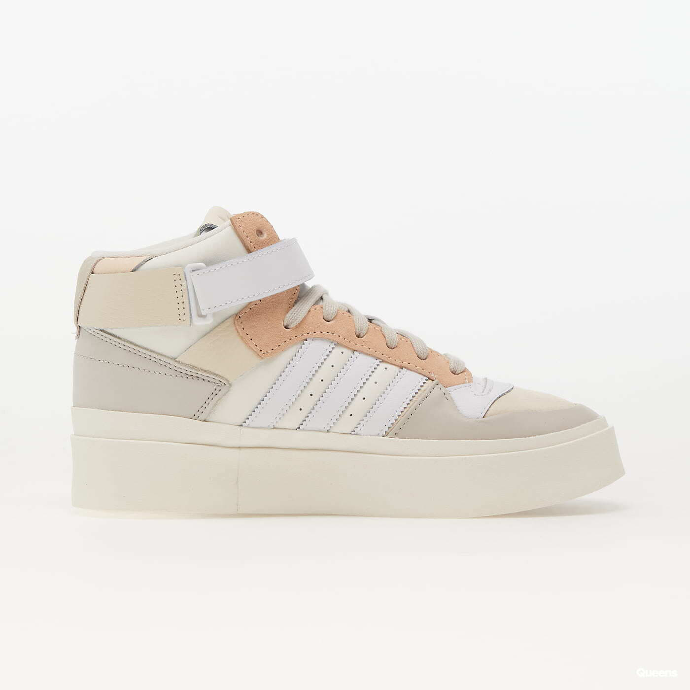 Damessneakers en -schoenen adidas Originals Forum Bonega Mid W Ecru Tint/ Ftw White/ Blitz Orange