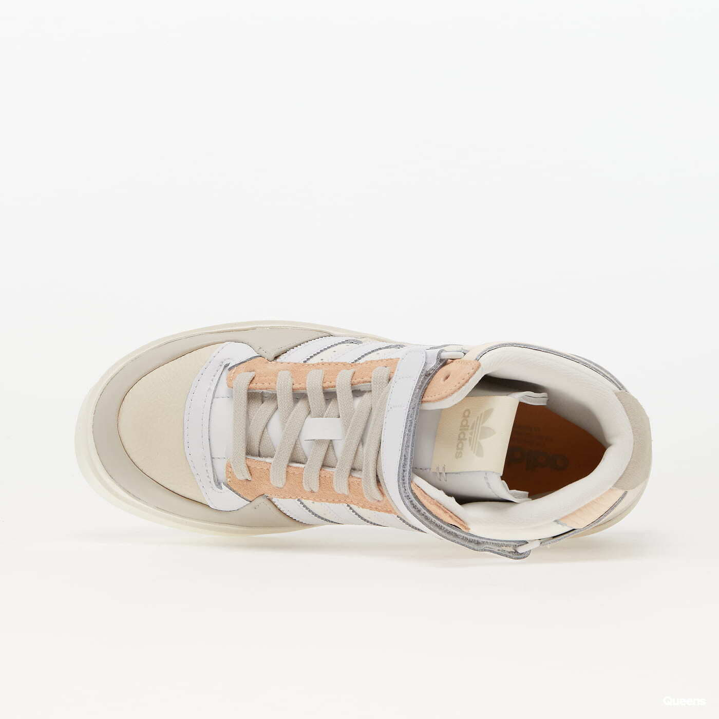 Damessneakers en -schoenen adidas Originals Forum Bonega Mid W Ecru Tint/ Ftw White/ Blitz Orange
