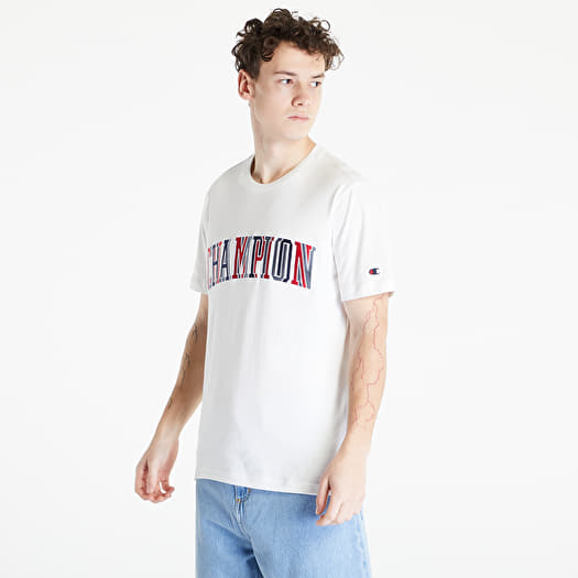 T Shirts Champion Crewneck T Shirt White Queens