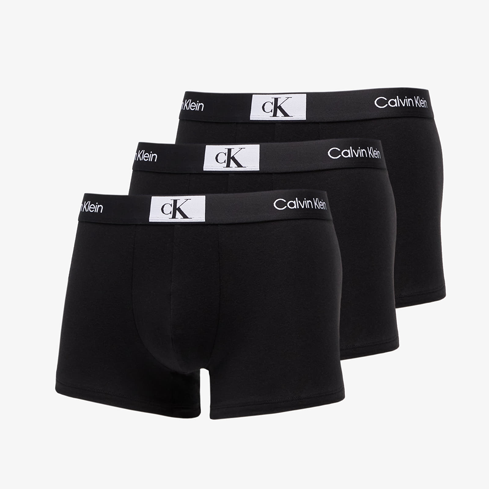 Boxerky Calvin Klein ´96 Cotton Stretch Trunks 3-Pack Black/ Black/ Black